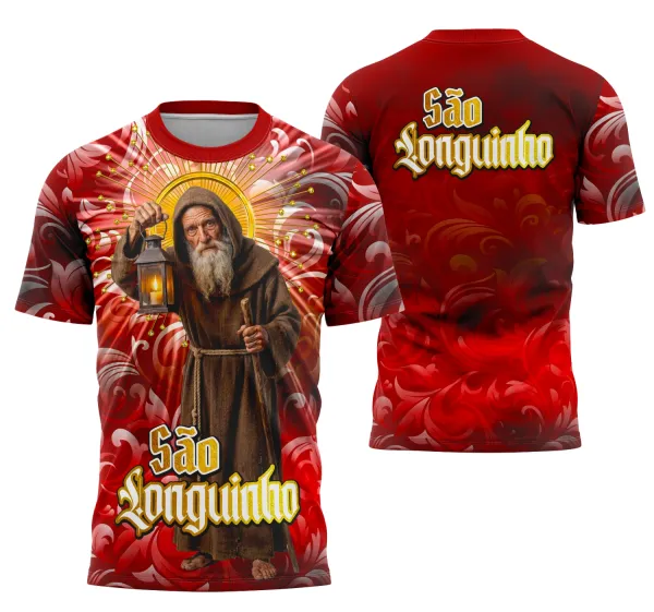 Arte Camisa São Longuinho Religião