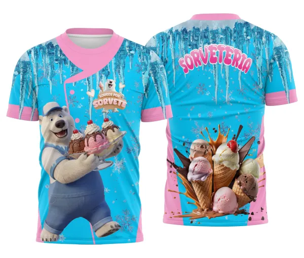 Arte Camisa Sorveteria - Profissão