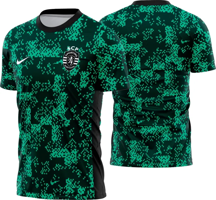 Arte Camisa Sporting Lisboa Pré-Jogo I 2024-25