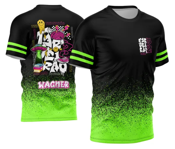 Arte Vetor Camisa Terceirão 2026 Alien | Modelo 04