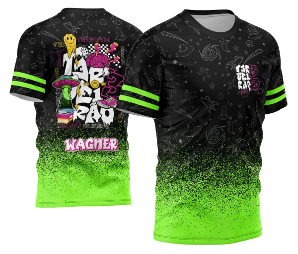 Arte Vetor Camisa Terceirão 2026 Alien | Modelo 05