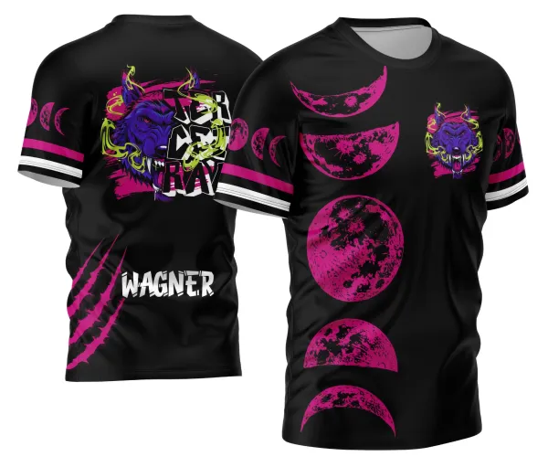 Arte Vetor Camisa Terceirão 2026 Lobo da Lua Modelo 01