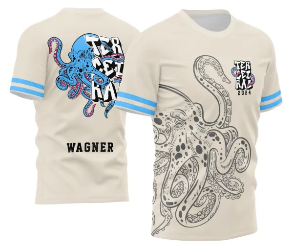 Arte Vetor Camisa Terceirão 2026  Polvo