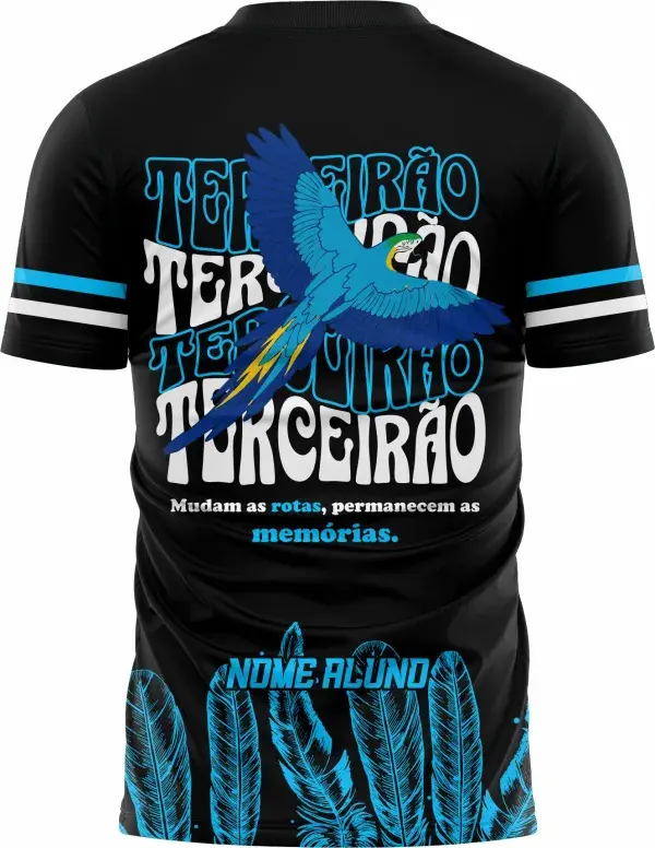Arte Camisa Terceirão Arara Azul Hipe