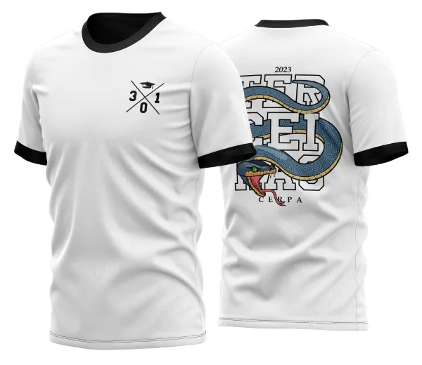 Camisa Terceirão Cobra Branca