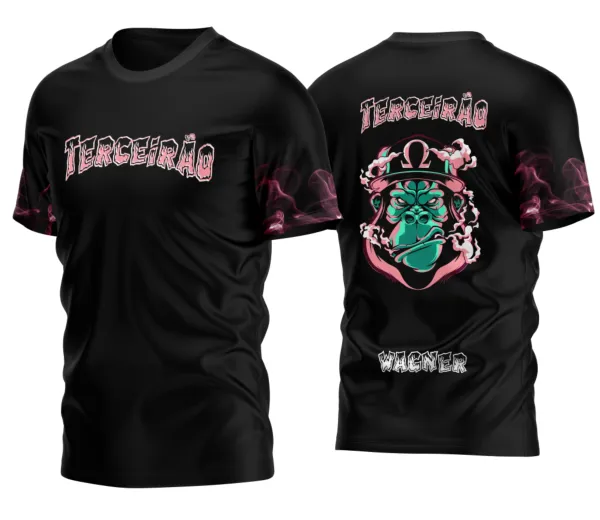 Camisa Terceirão Gorila Fumaça