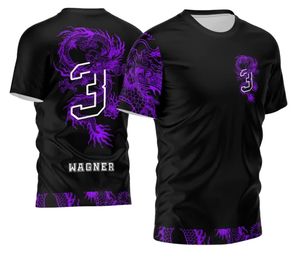 Camisa Terceirão Personalizada - Arte Vetor - Dragão