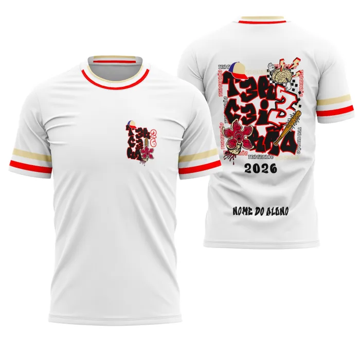 Arte Camisa Terceirão Stranger Things Demogorgon