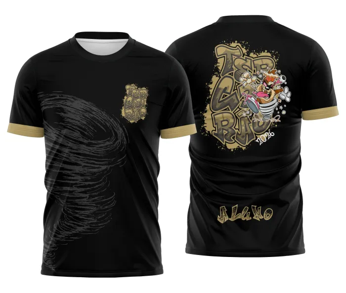 Arte Camisa Terceirão Taz Mania