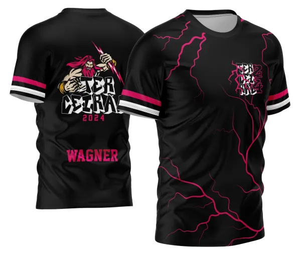 Arte Vetor Estampa Camisa TERCEIRÃO Zeus Raios 2026 Modelo 05