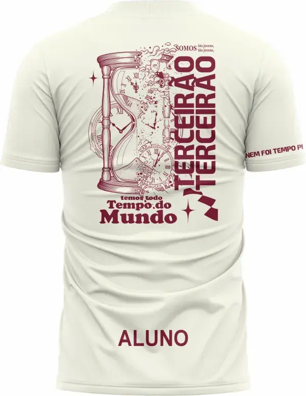Arte Camisa TerceirãoTempo Perdido