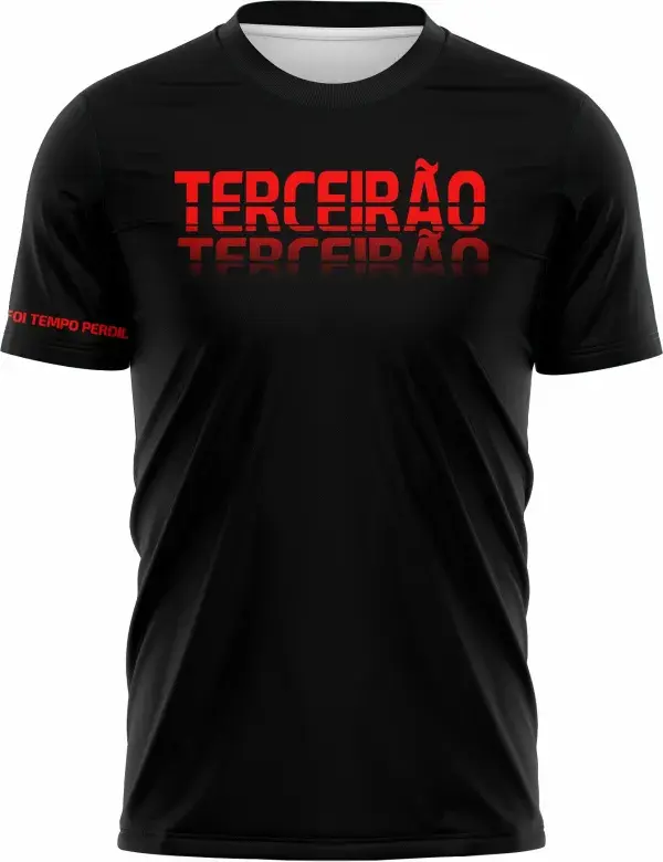 Arte Camisa Terceirão Tempo Perdido Preta