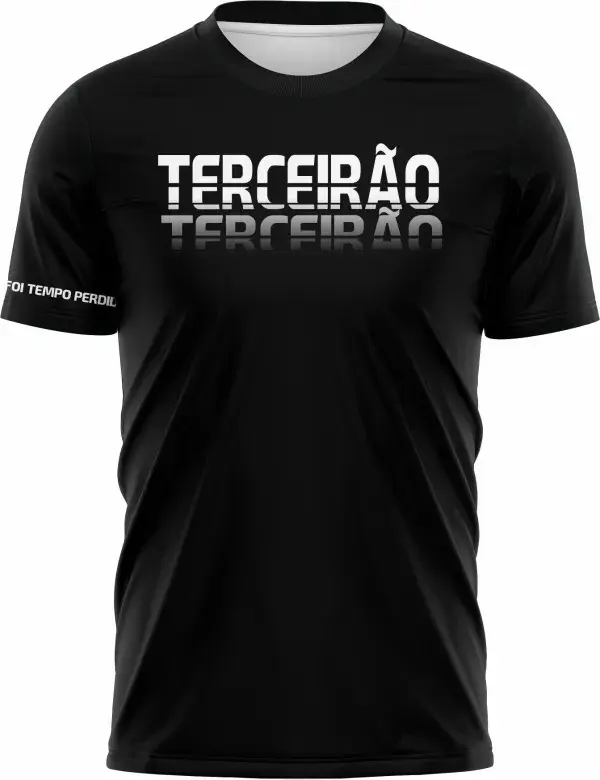Arte Camisa Terceirão Tempo Perdido Preta