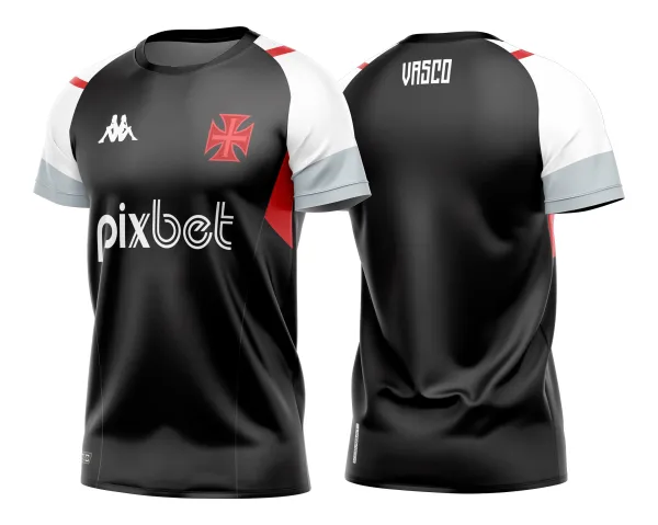 Arte Vetor Camisa Time Vasco da Gama Treino 2023