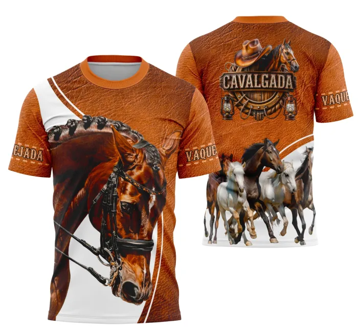 Camisa Vaquejada Cavalgada Rodeio Personalizada