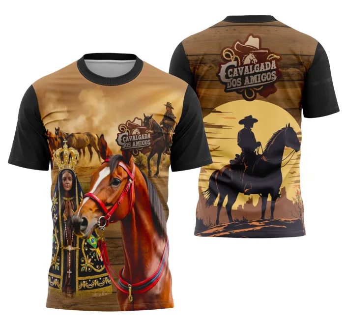 Camisa Vaquejada Cavalgada Rodeio Personalizada