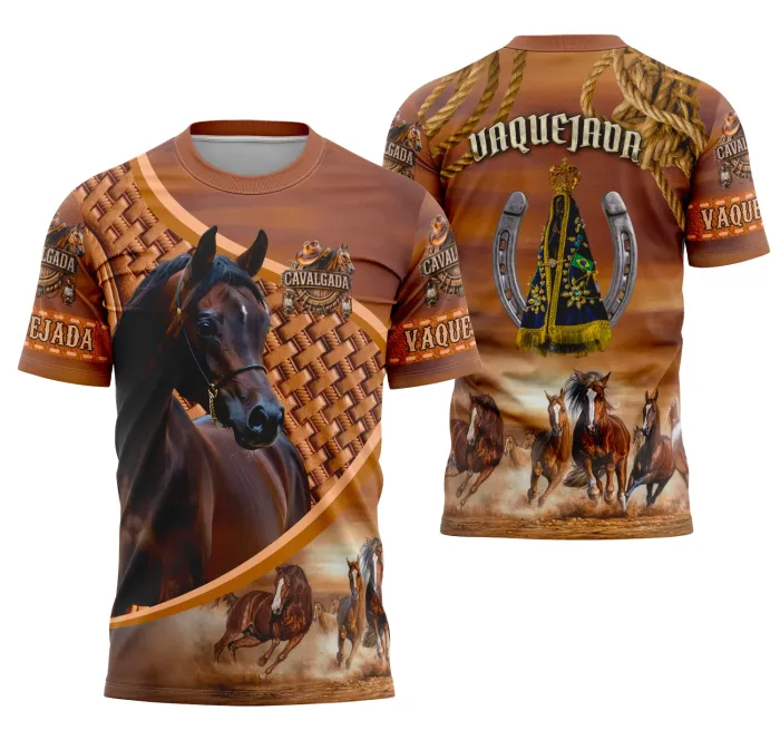 Camisa Vaquejada Cavalgada Rodeio Personalizada