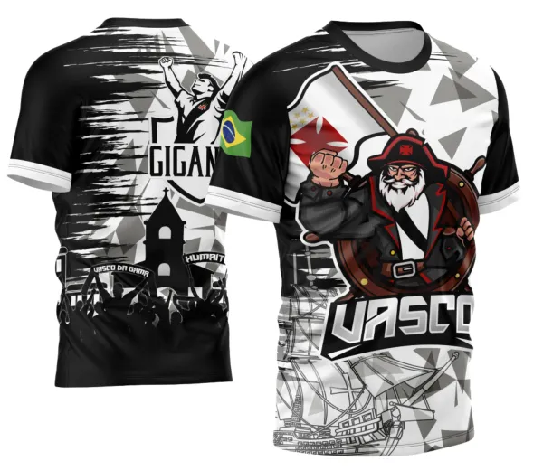 Arte Vetor Camisa Vasco 2024 Personalizada Modelo 02