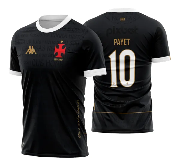 Arte Vetor Camisa Vasco da Gama Terceira 2023-24