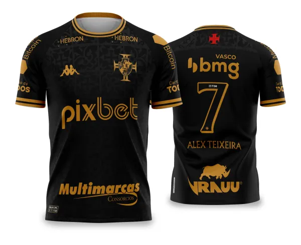 Arte Vetor Camisa Vasco da Gama Terceira III 2022-23
