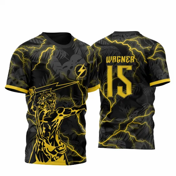 Estampa Para Camisa InterClasse Zeus Raios 2023