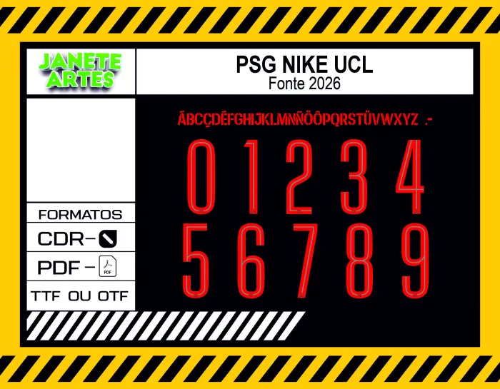 Fonte PSG Nike UCL 2025-26 Jordan