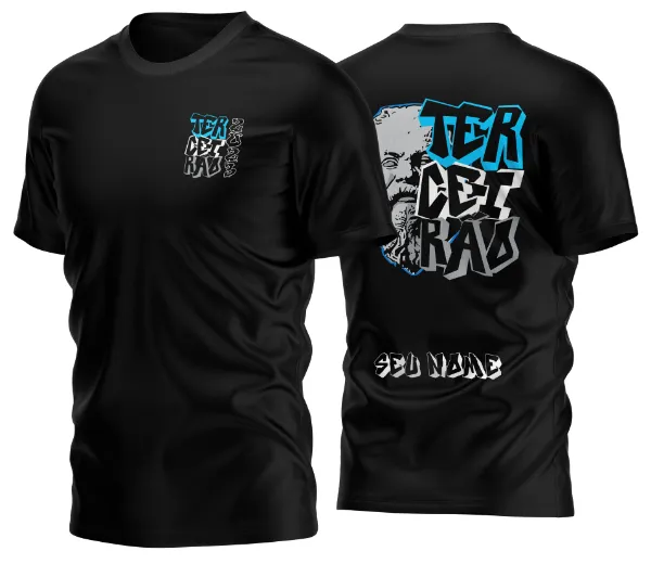 Camisa de Terceirão com o personagem em desenho Sócrates para Formatura