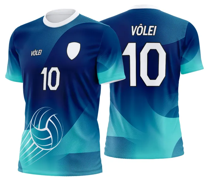 Arte Uniforme de Vôlei Personalizado Profissional