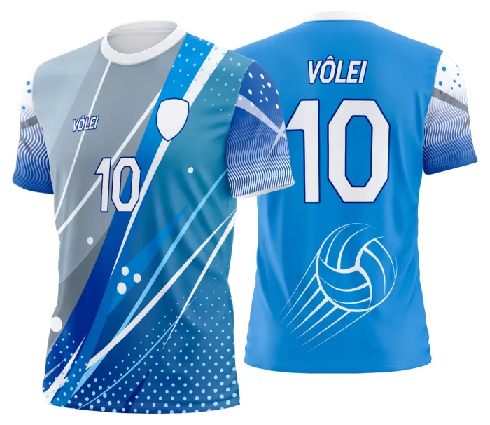 Arte Uniforme de Vôlei Personalizado Profissional