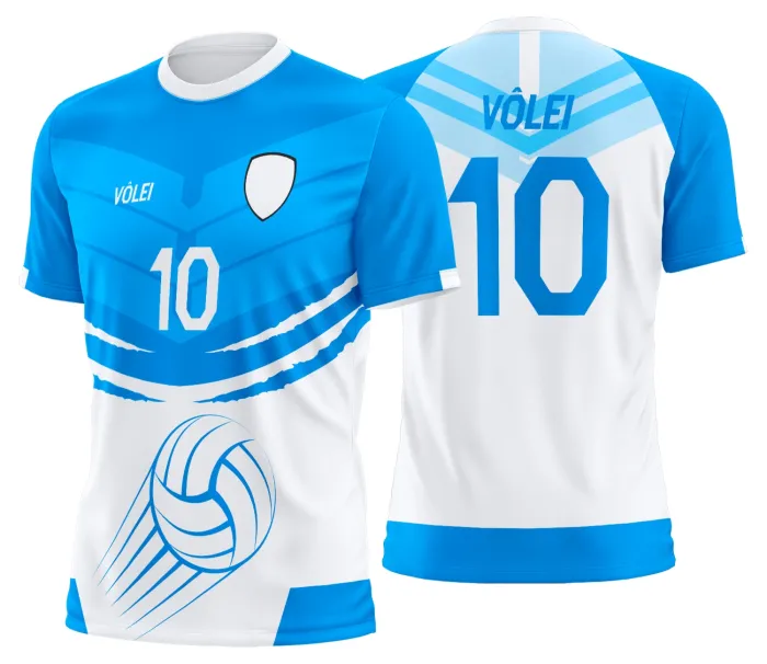 Arte Uniforme de Vôlei Personalizado Profissional