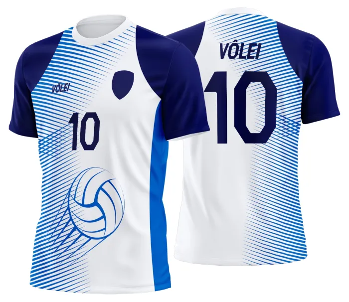 Arte Uniforme de Vôlei Personalizado Profissional