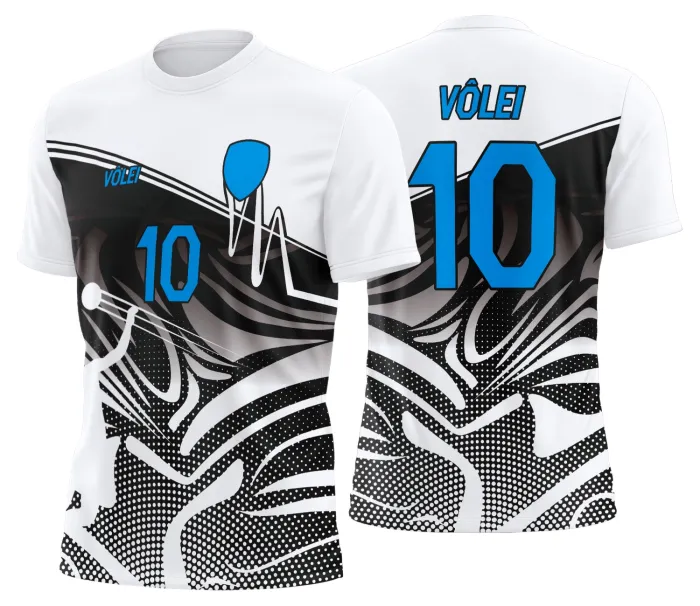 Arte Uniforme de Vôlei Personalizado Profissional