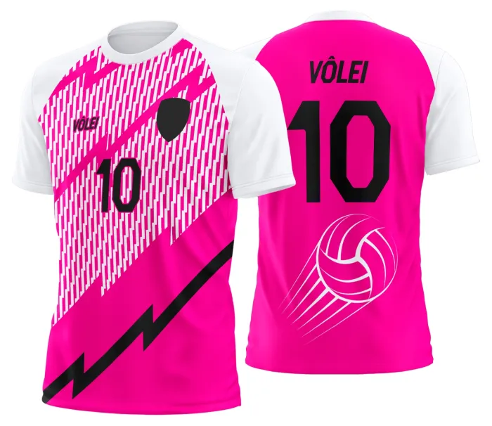 Arte Uniforme de Vôlei Personalizado Profissional