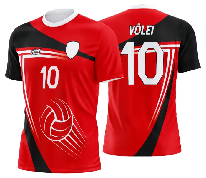 Arte Uniforme de Vôlei Personalizado Profissional