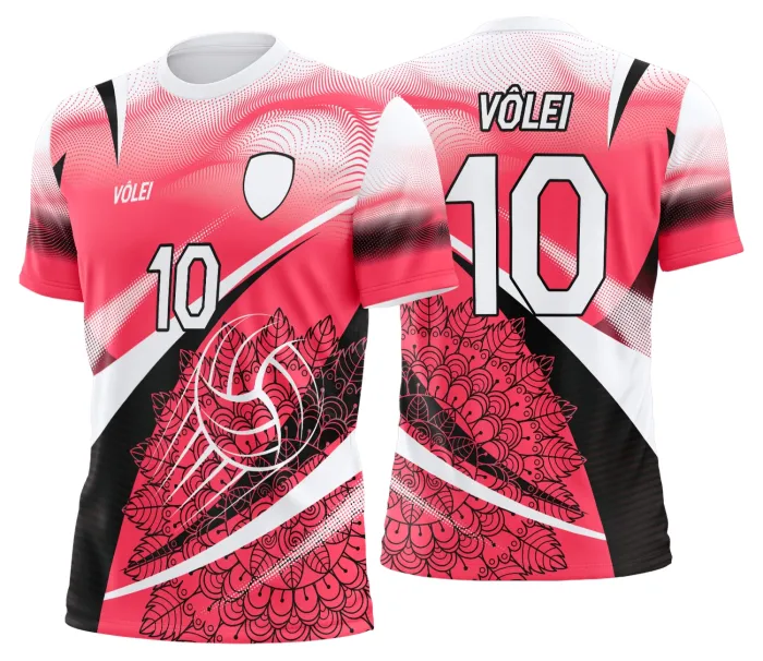 Arte Uniforme de Vôlei Personalizado Profissional