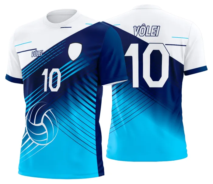 Arte Uniforme de Vôlei Personalizado Profissional