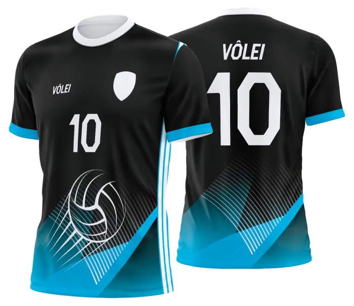 Arte Uniforme de Vôlei Personalizado Profissional