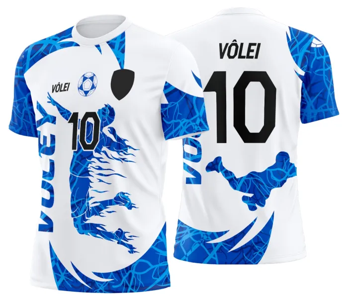 Arte Uniforme de Vôlei Personalizado Profissional