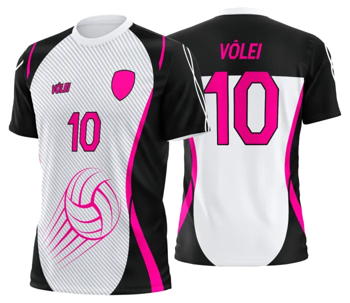 Arte Uniforme de Vôlei Personalizado Profissional