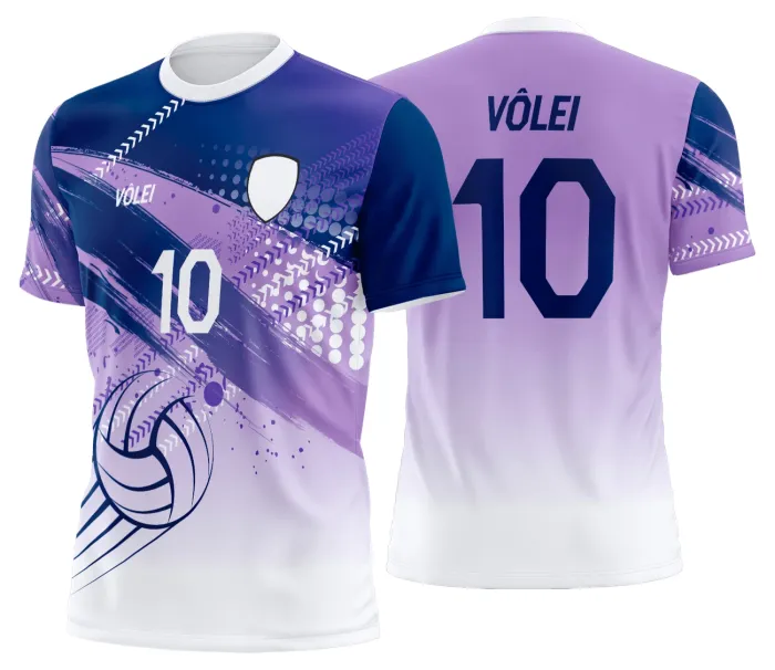 Arte Uniforme de Vôlei Personalizado Profissional