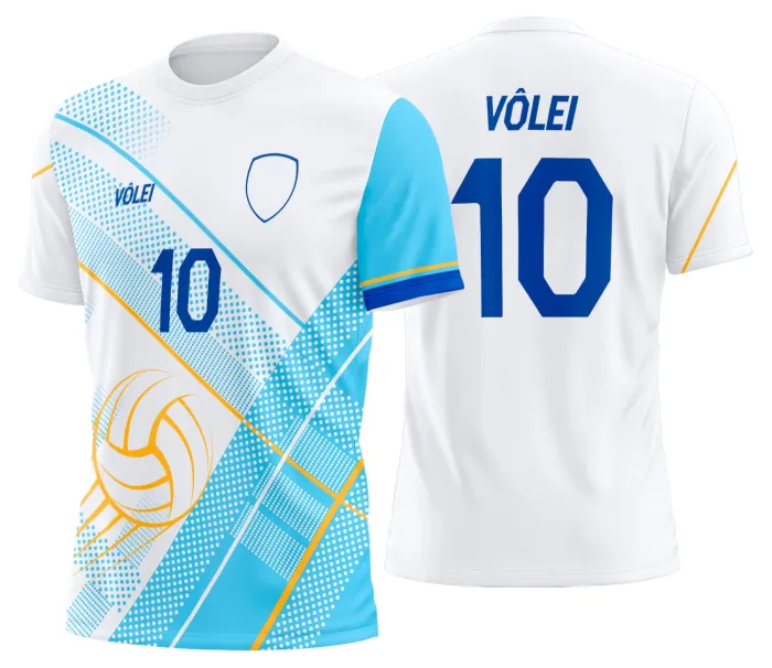 Arte Uniforme de Vôlei Personalizado Profissional