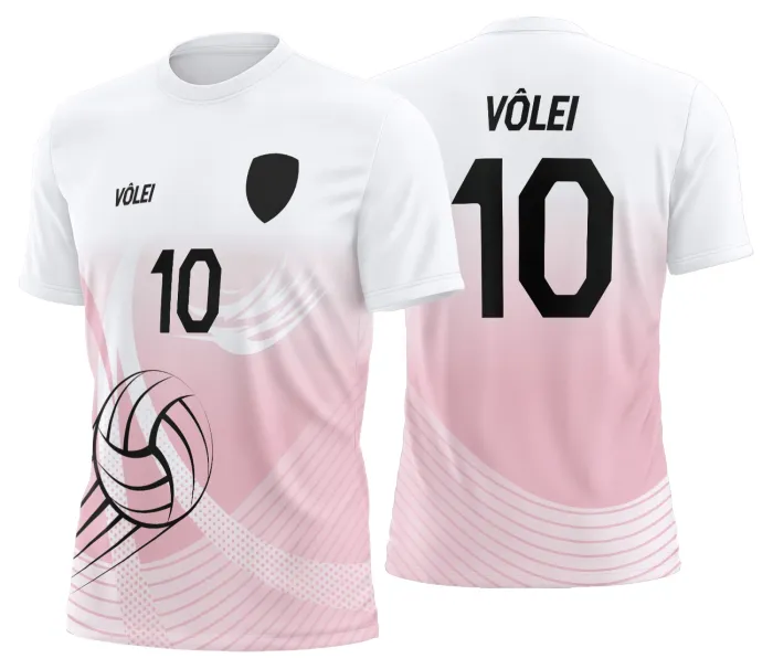Arte Uniforme de Vôlei Personalizado Profissional