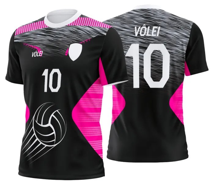 Arte Uniforme de Vôlei Personalizado Profissional