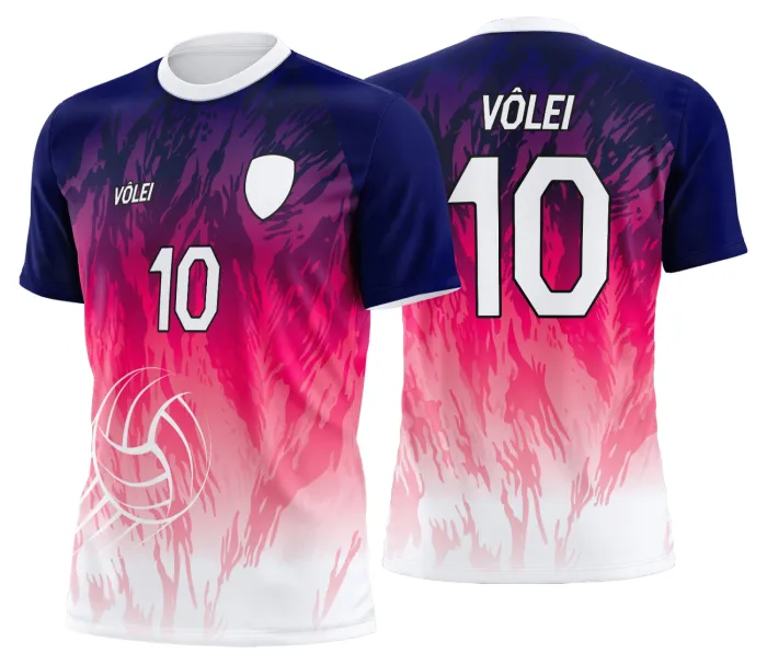 Arte Uniforme de Vôlei Personalizado Profissional