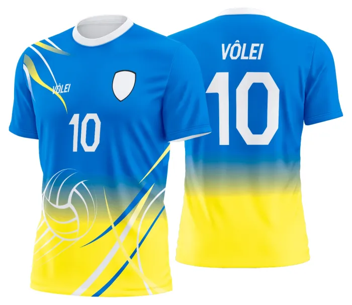 Arte Uniforme de Vôlei Personalizado Profissional