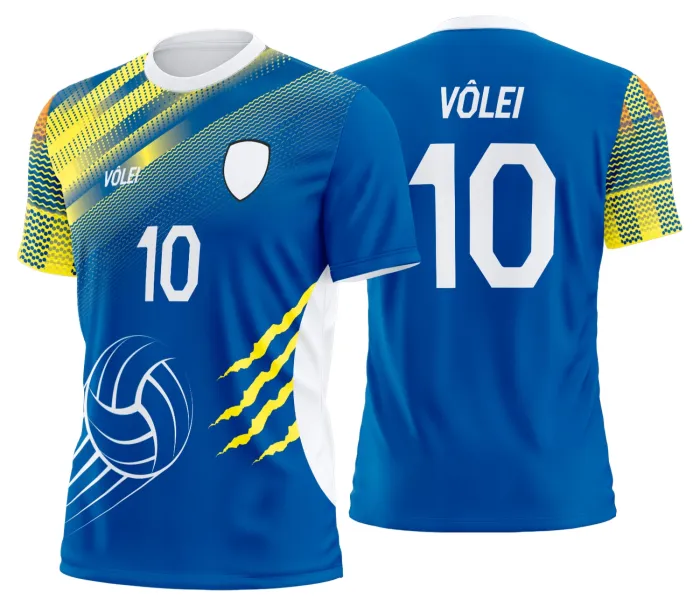 Arte Uniforme de Vôlei Personalizado Profissional
