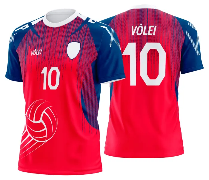 Arte Uniforme de Vôlei Personalizado Profissional