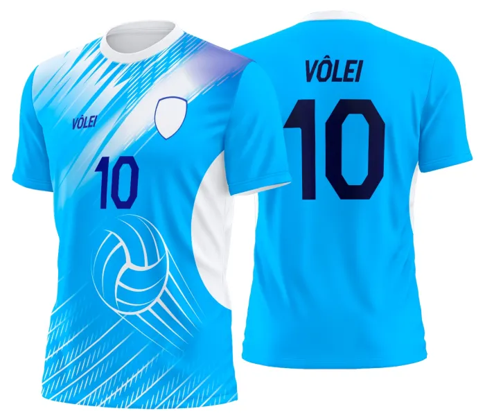 Arte Uniforme de Vôlei Personalizado Profissional