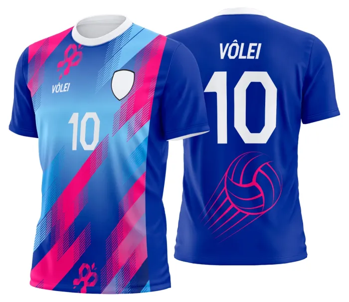 Arte Uniforme de Vôlei Personalizado Profissional