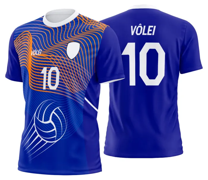 Arte Uniforme de Vôlei Personalizado Profissional